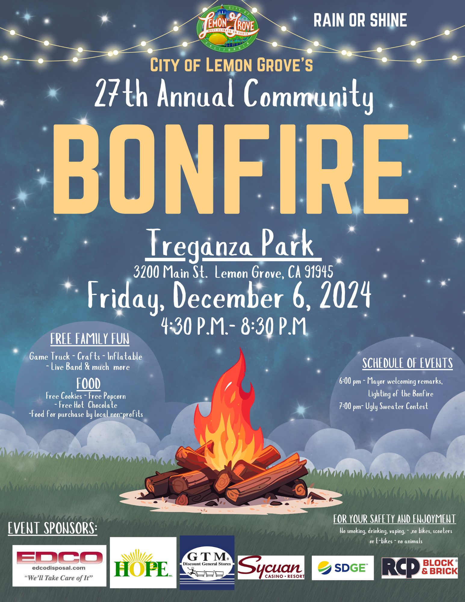 Bonfire Flyer 2024